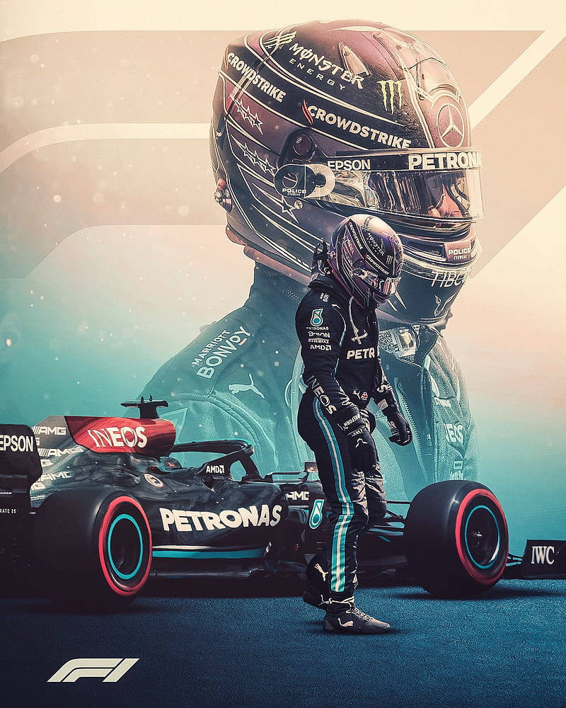 Lewis Hamilton Setting the Pace in Formula 1 Wallpaper