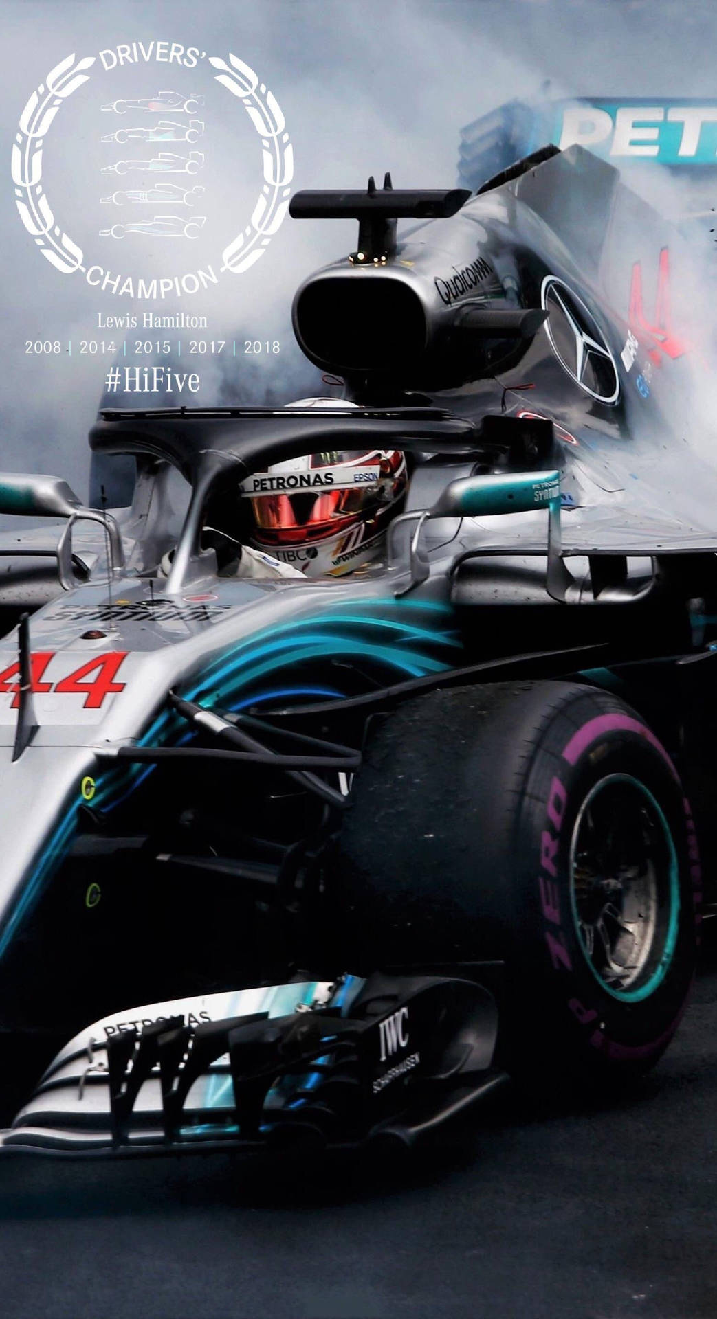 Lewis Hamilton Breaks Schumacher's Record with Win at Eifel Grand Prix Wallpaper