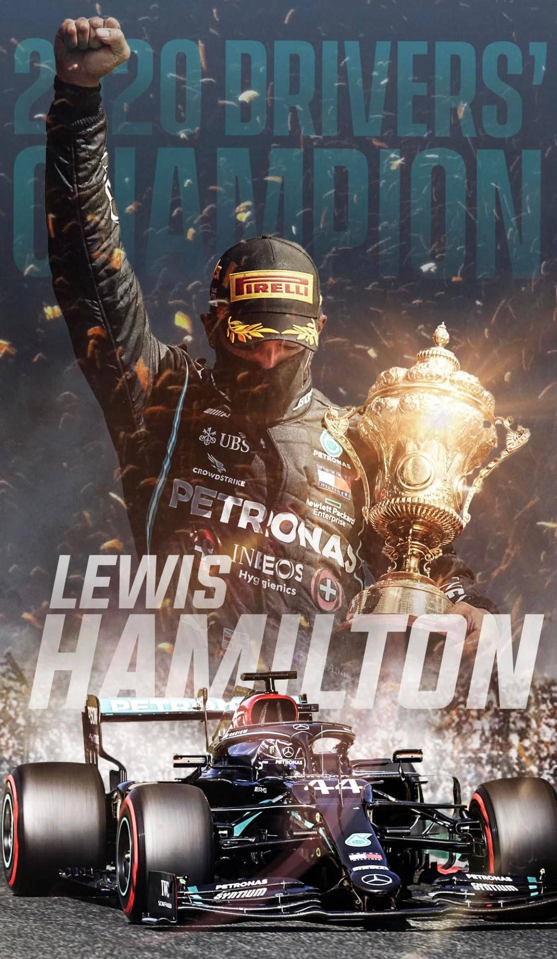 Lewis Hamilton Is The Driver For The 2020 Drivers' Champion Wallpaper