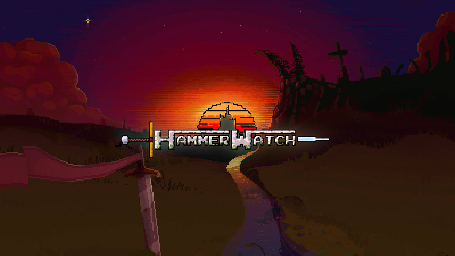 Hammerwatch Sunset Sword Wallpaper