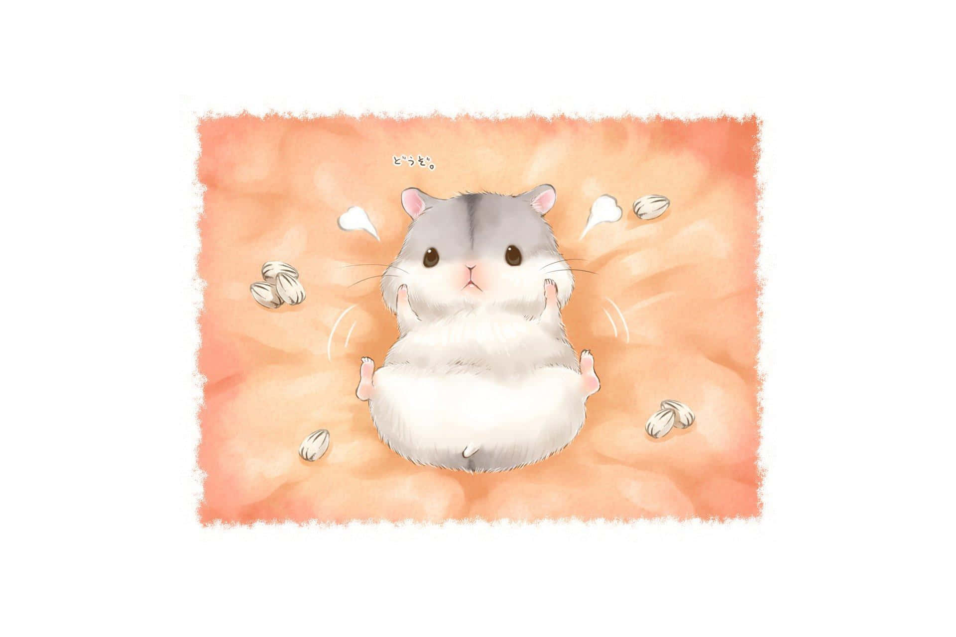 Cute Hamster Having Fun Wallpaper
