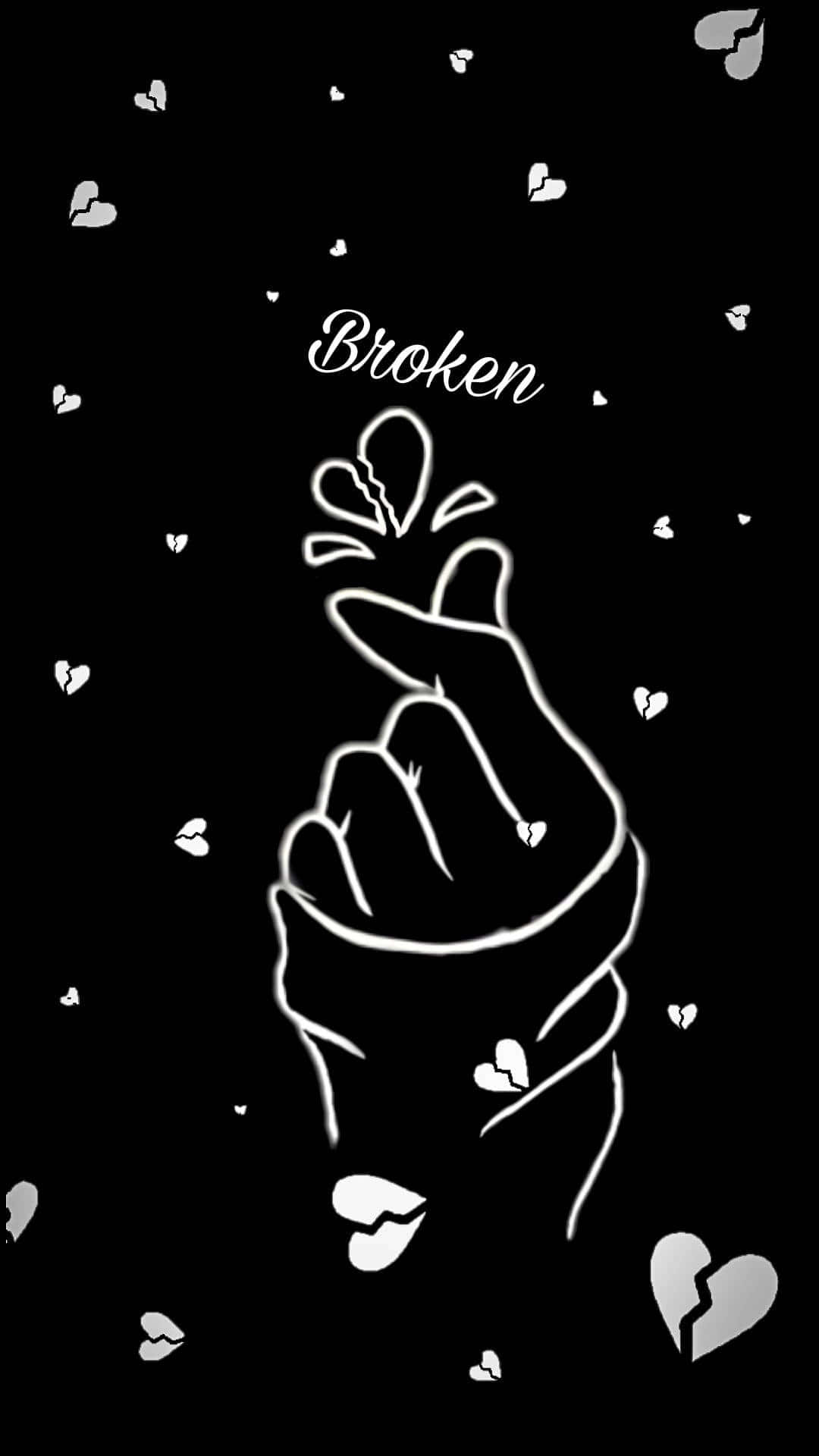 Hand Broken Heart PFP Wallpaper