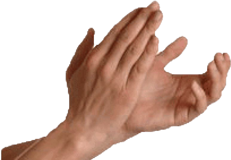 Hand Clapping Motion PNG