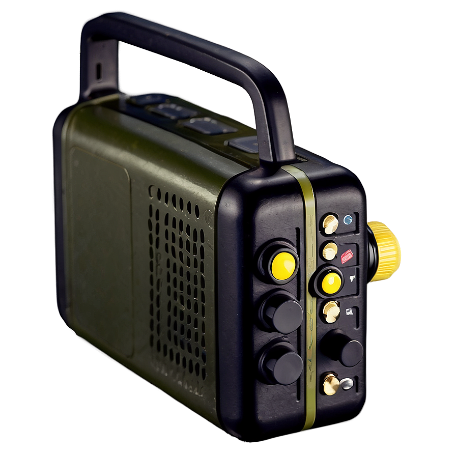 Hand Crank Emergency Radio Png Qtr PNG