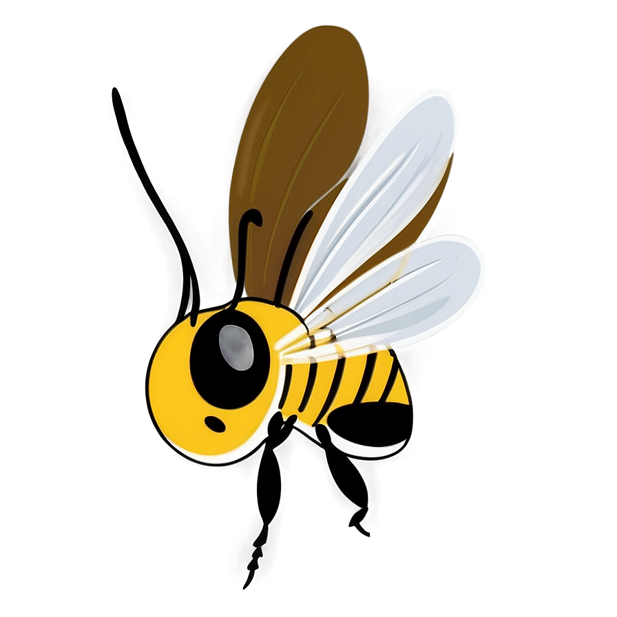 Download Hand Drawn Bee Png Sqc | Wallpapers.com