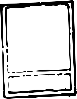 Hand Drawn Black Frame PNG