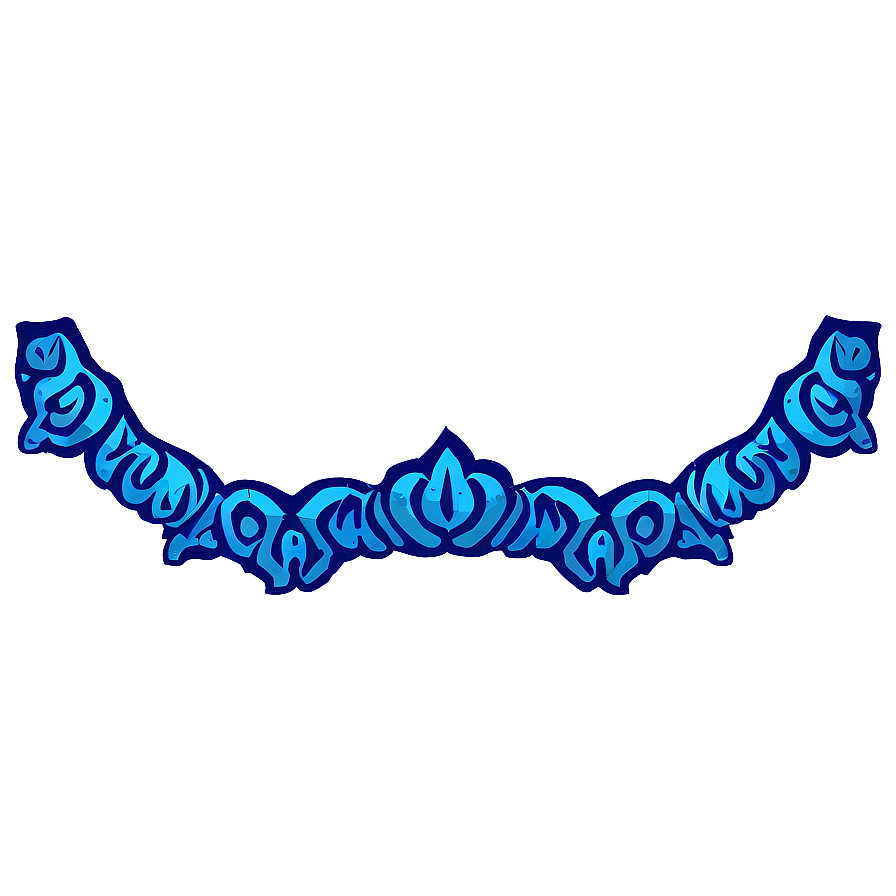 Hand Drawn Blue Border Png Kfd PNG