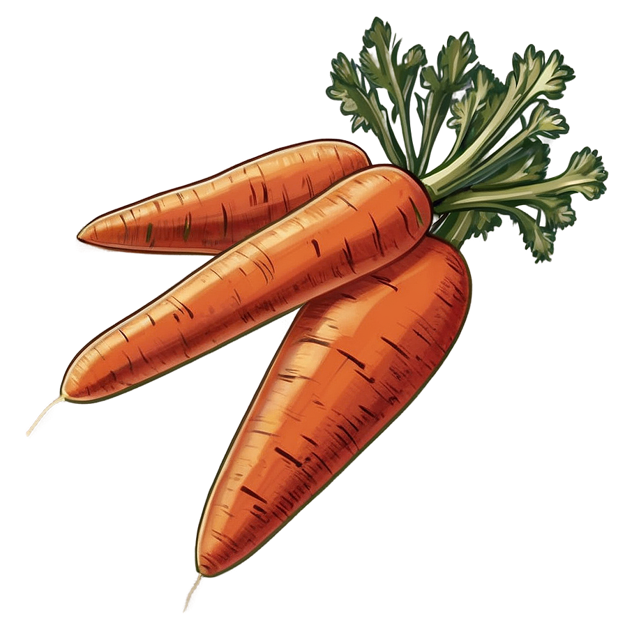 Hand Drawn Carrot Png Icj39 PNG