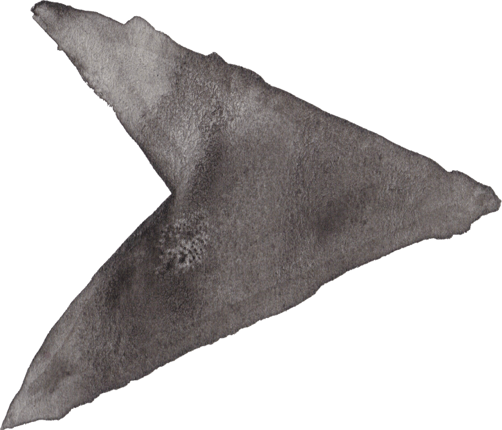 Hand Drawn Charcoal Arrow PNG
