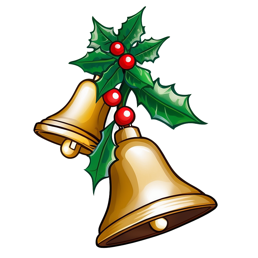 Hand Drawn Christmas Bells Png Erl6 PNG