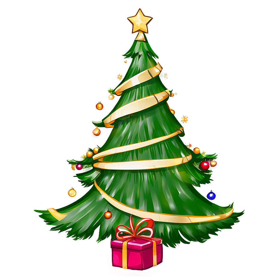 Hand Drawn Christmas Tree Png 77 PNG