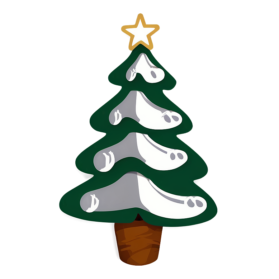 Hand Drawn Christmas Tree Png Pil80 PNG