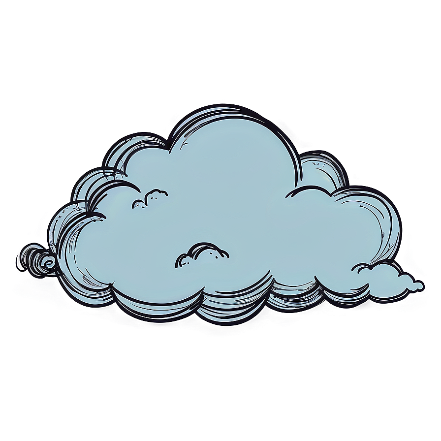Hand Drawn Clouds Png 75 PNG