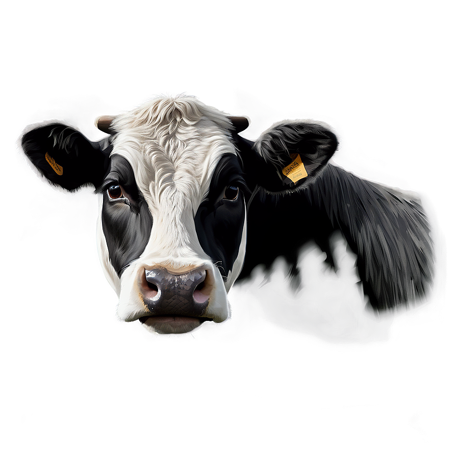 Hand Drawn Cow Face Png Fex PNG