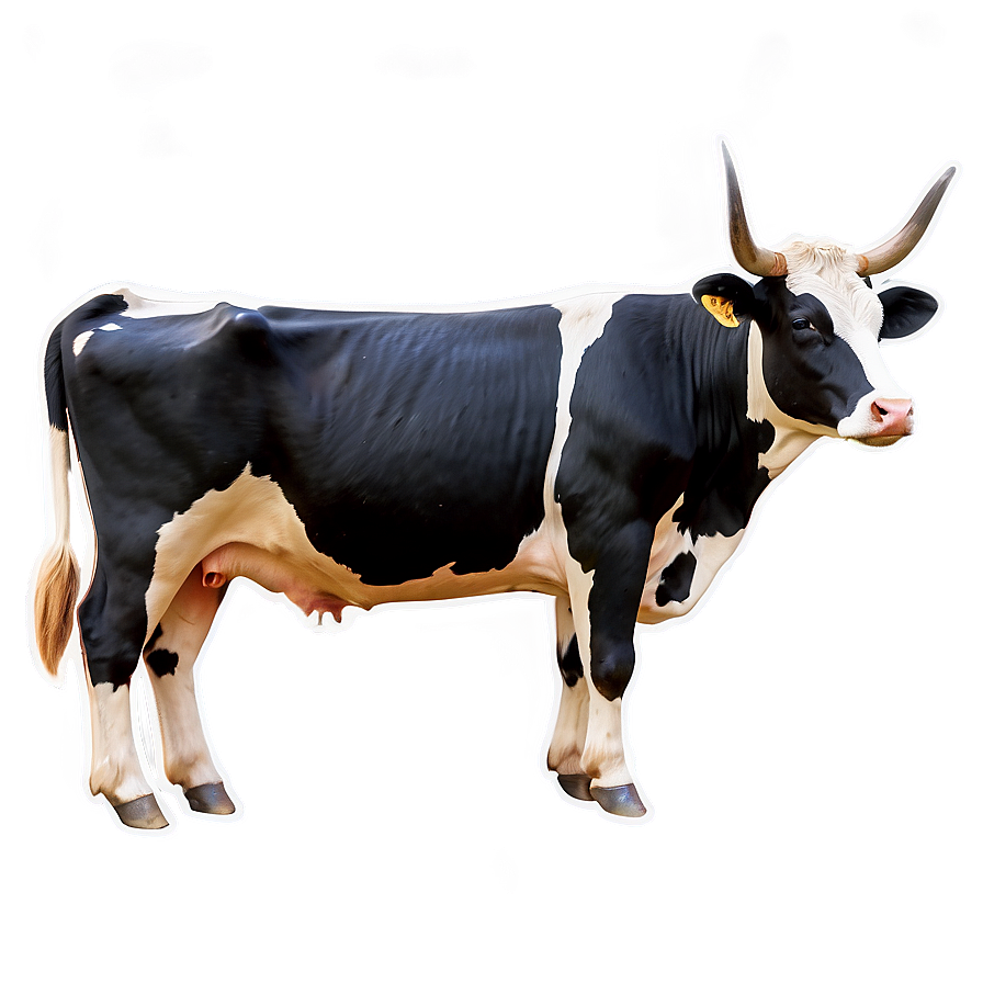 Hand Drawn Cow Png Xjf45 PNG