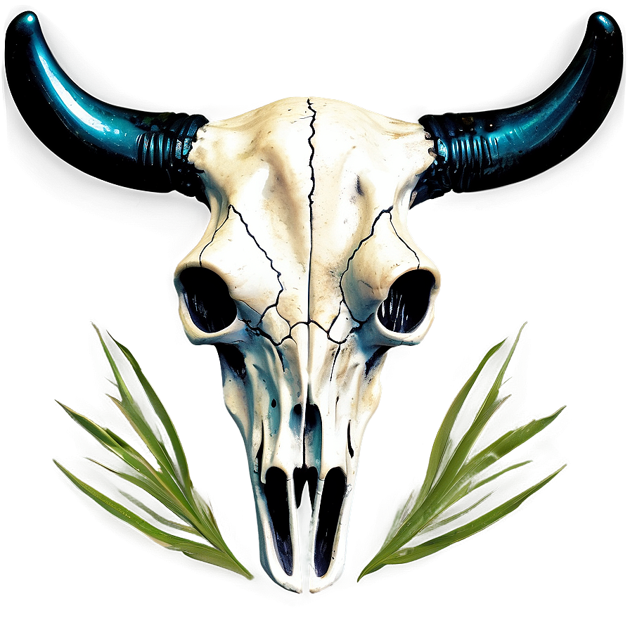 Hand-drawn Cow Skull Png Uxr PNG