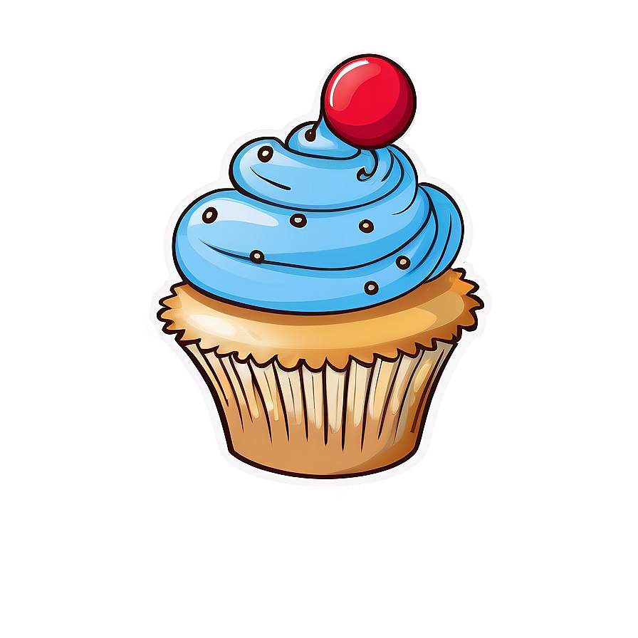 Hand Drawn Cupcake Png Oei55 PNG