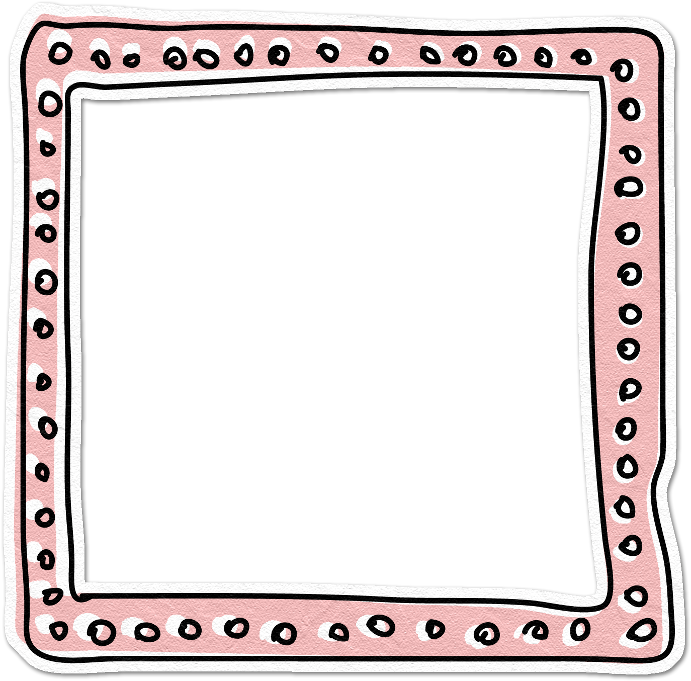 Hand Drawn Decorative Frame Doodle PNG