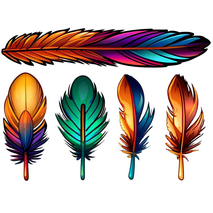 Download Hand-drawn Feather Sketch Png Cam | Wallpapers.com