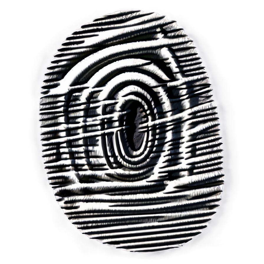 Hand-drawn Fingerprint Sketch Png Qyl68 PNG