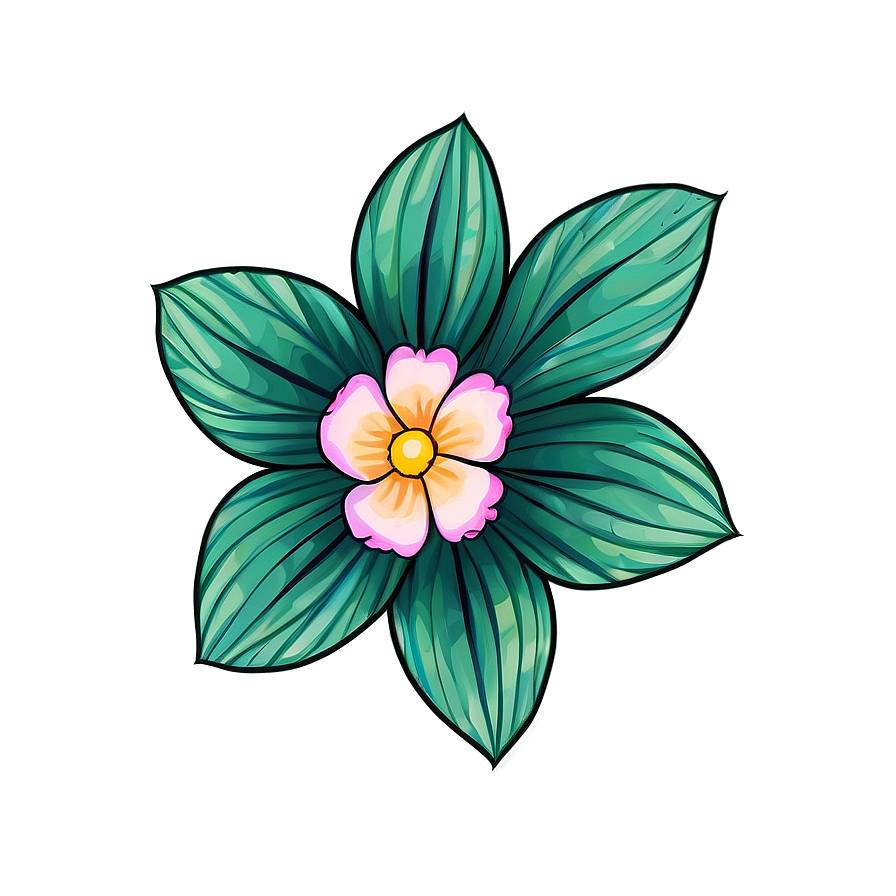 Hand Drawn Flower Pattern Png 55 PNG