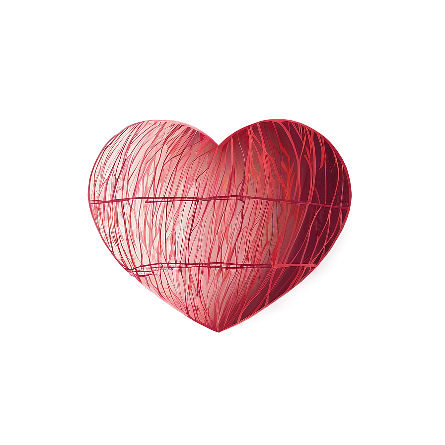 Hand-drawn Heart Clipart Png 05252024 PNG