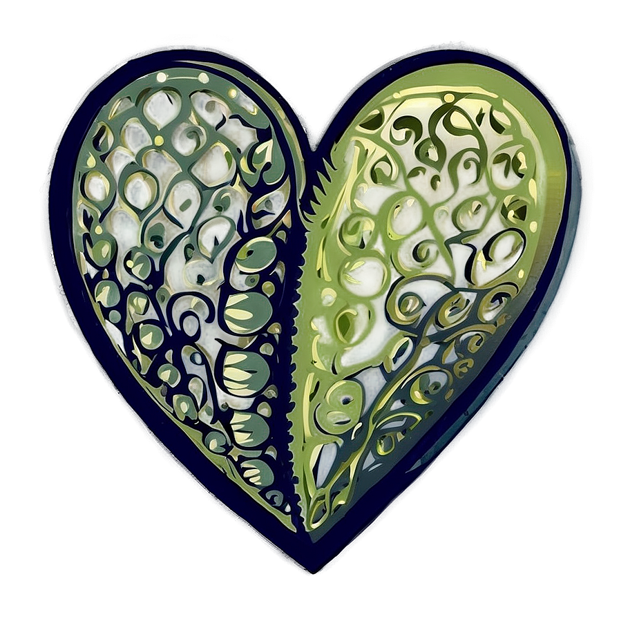 Hand-drawn Heart Clipart Png 06132024 PNG