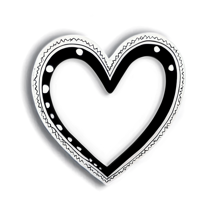 Hand-drawn Heart Clipart Png Ptu PNG