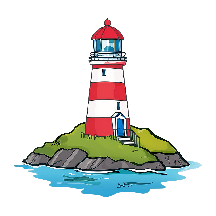 Hand-drawn Lighthouse Png 89 PNG
