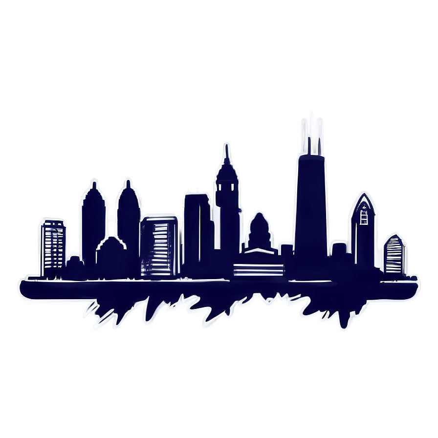 Hand-drawn Philadelphia Skyline Png 76 PNG