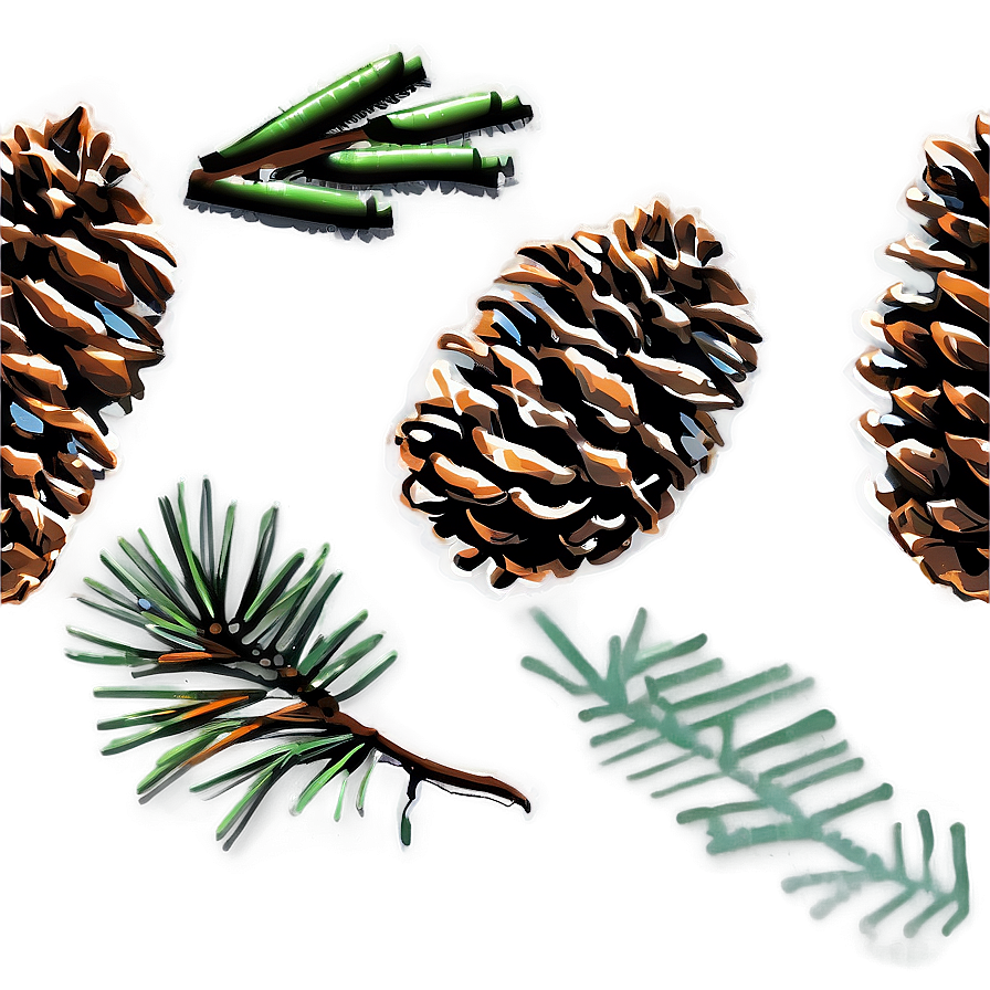 Hand-drawn Pinecone Sketch Png 23 PNG