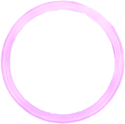 Hand Drawn Pink Circle Graphic PNG