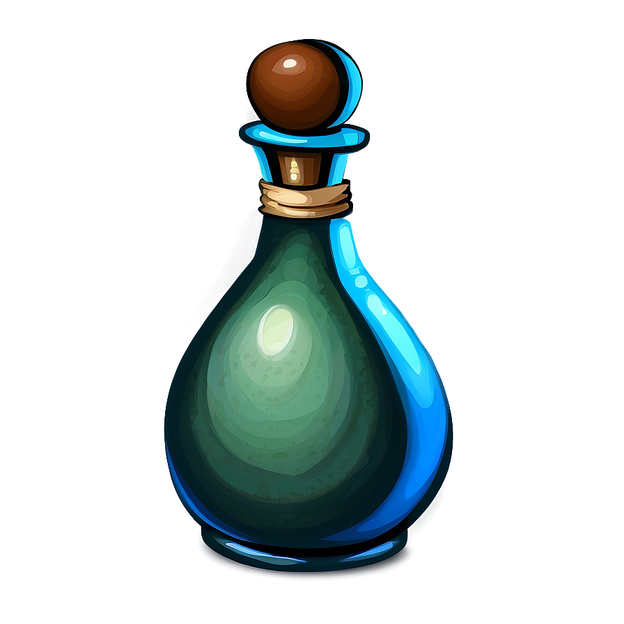 Hand-drawn Potion Bottle Png 15 PNG