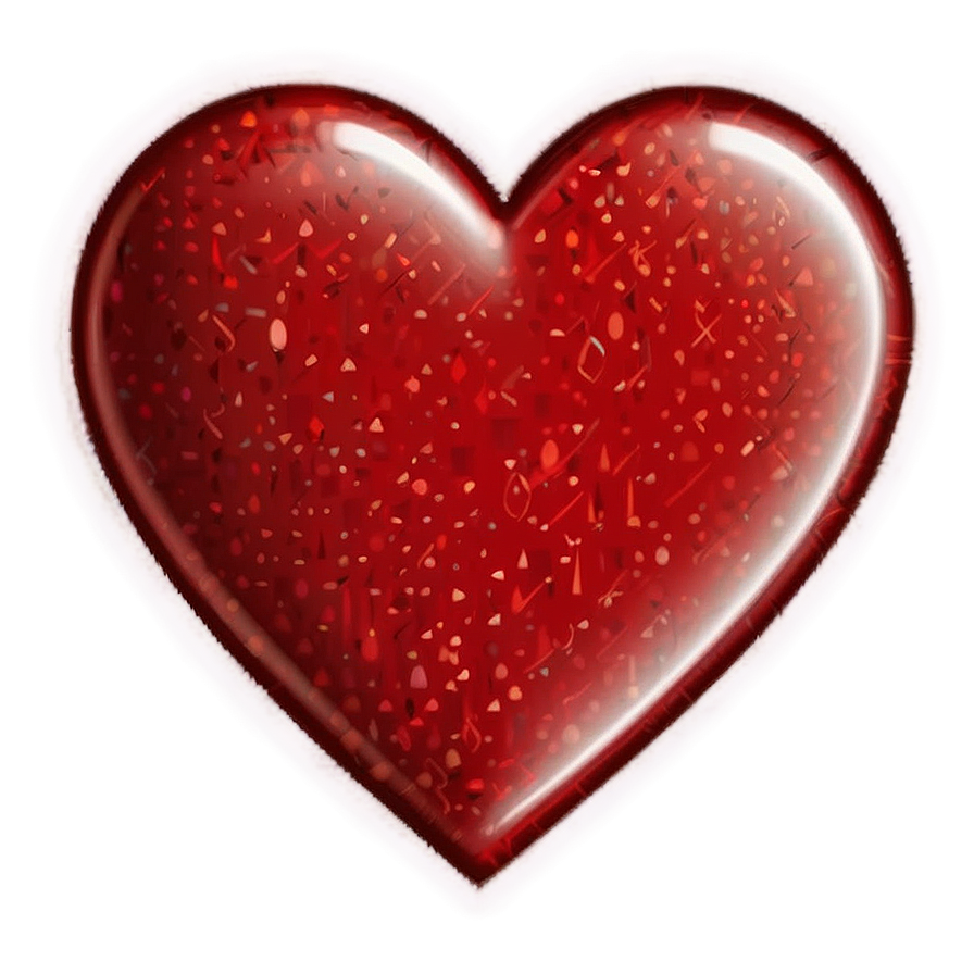 Hand Drawn Red Heart Emoji Png Hex61 PNG