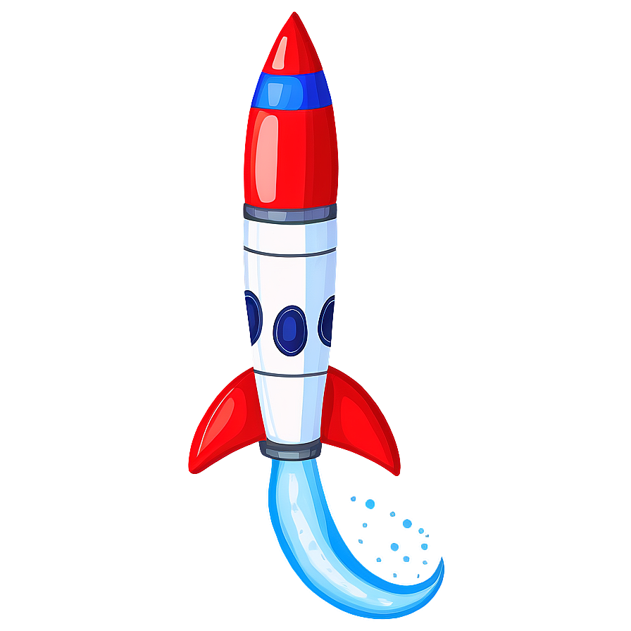 Hand Drawn Rocket Png 06252024 PNG