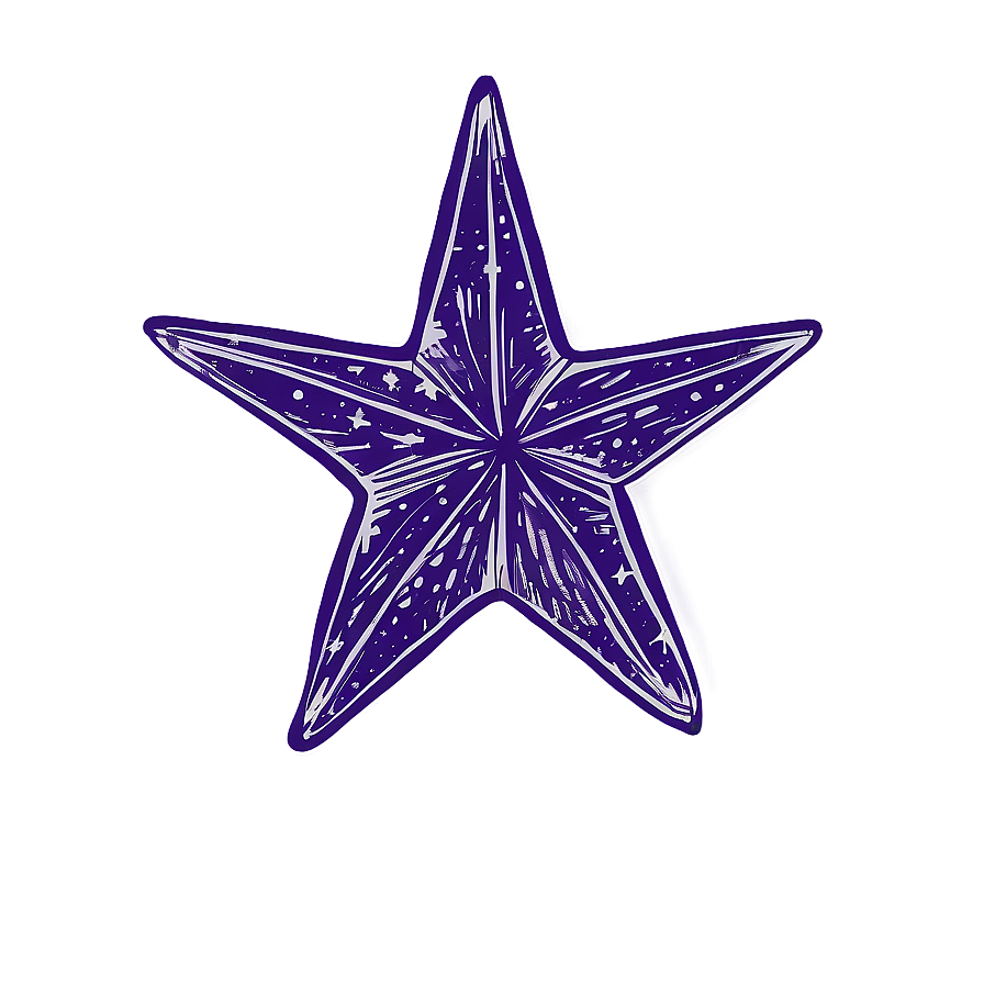 Hand Drawn Star Vector Png Eyc64 PNG