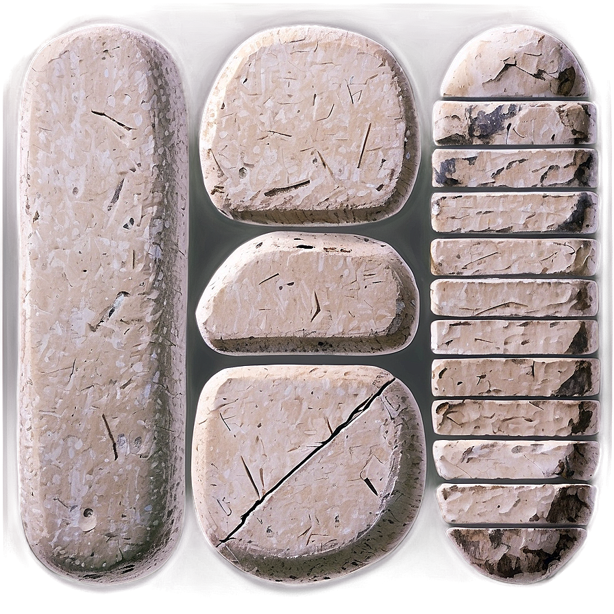 Hand-drawn Stone Texture Png 06252024 PNG