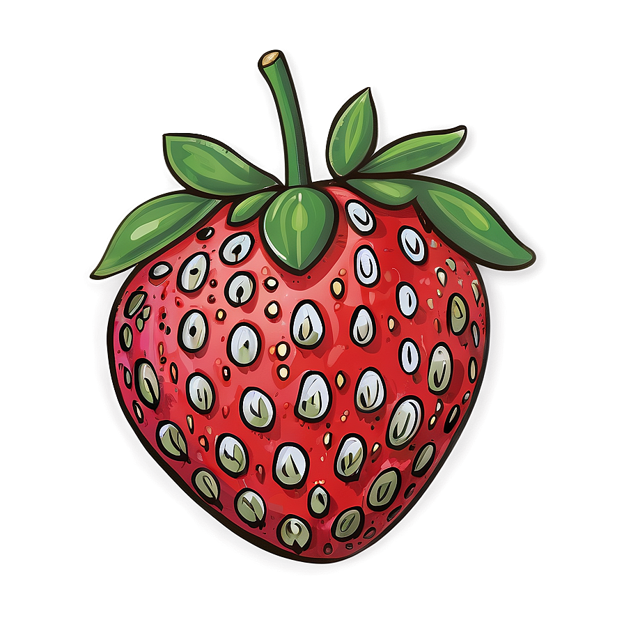 Hand Drawn Strawberry Png Qra88 PNG