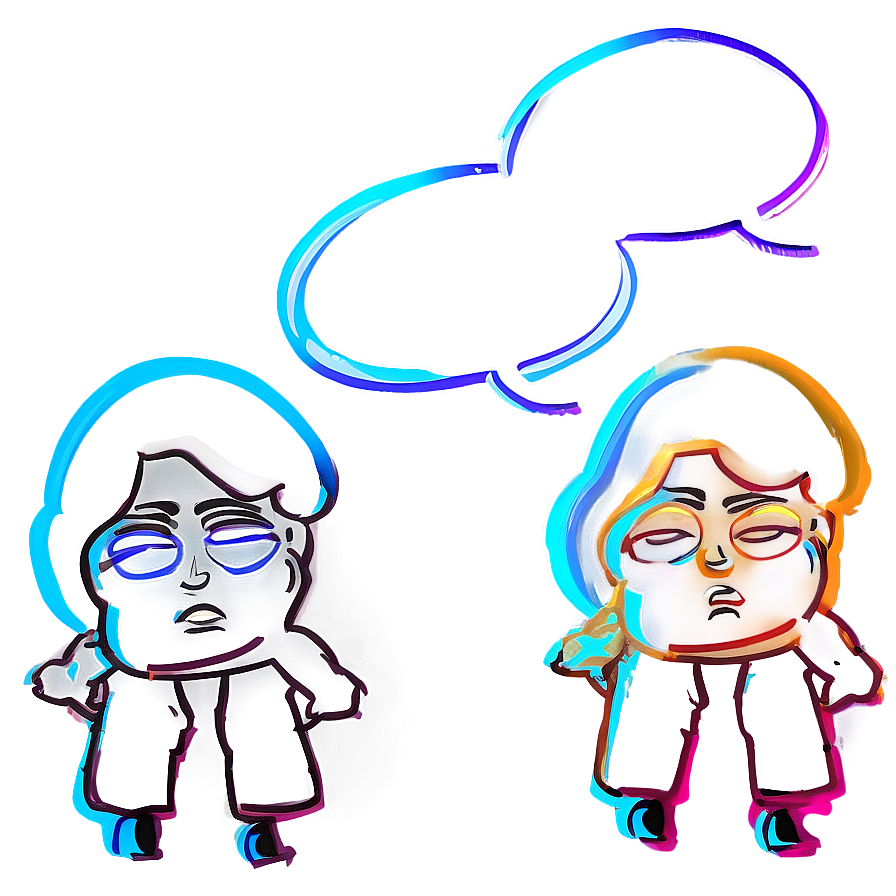 Hand Drawn Thought Bubble Png 06122024 PNG