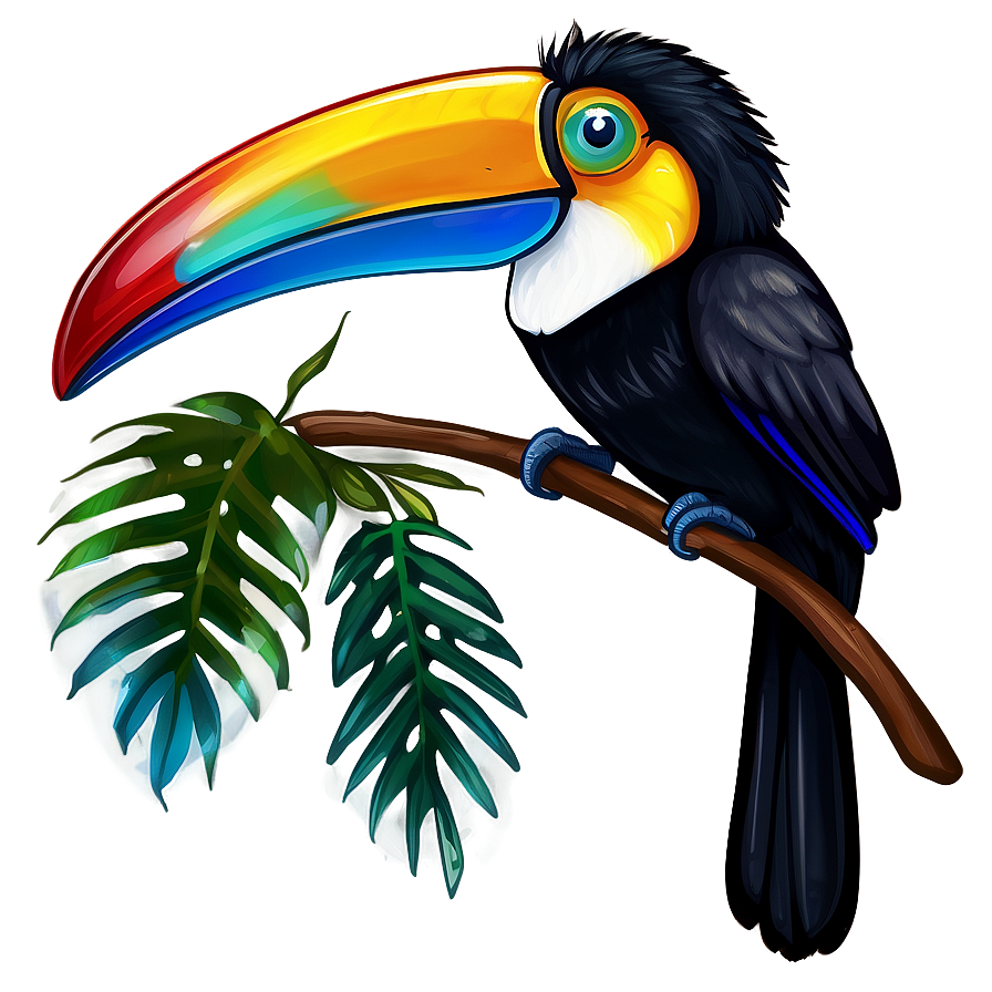 Hand Drawn Toucan Design Png Ftc PNG