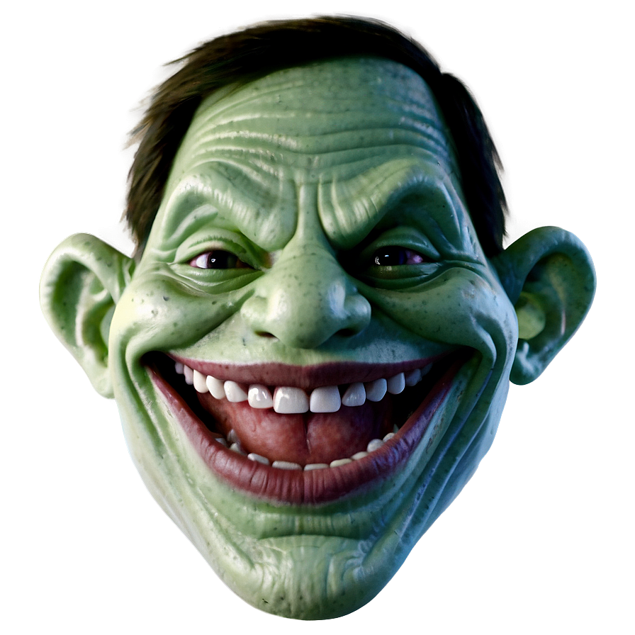 Hand-drawn Trollface Png 05232024 PNG