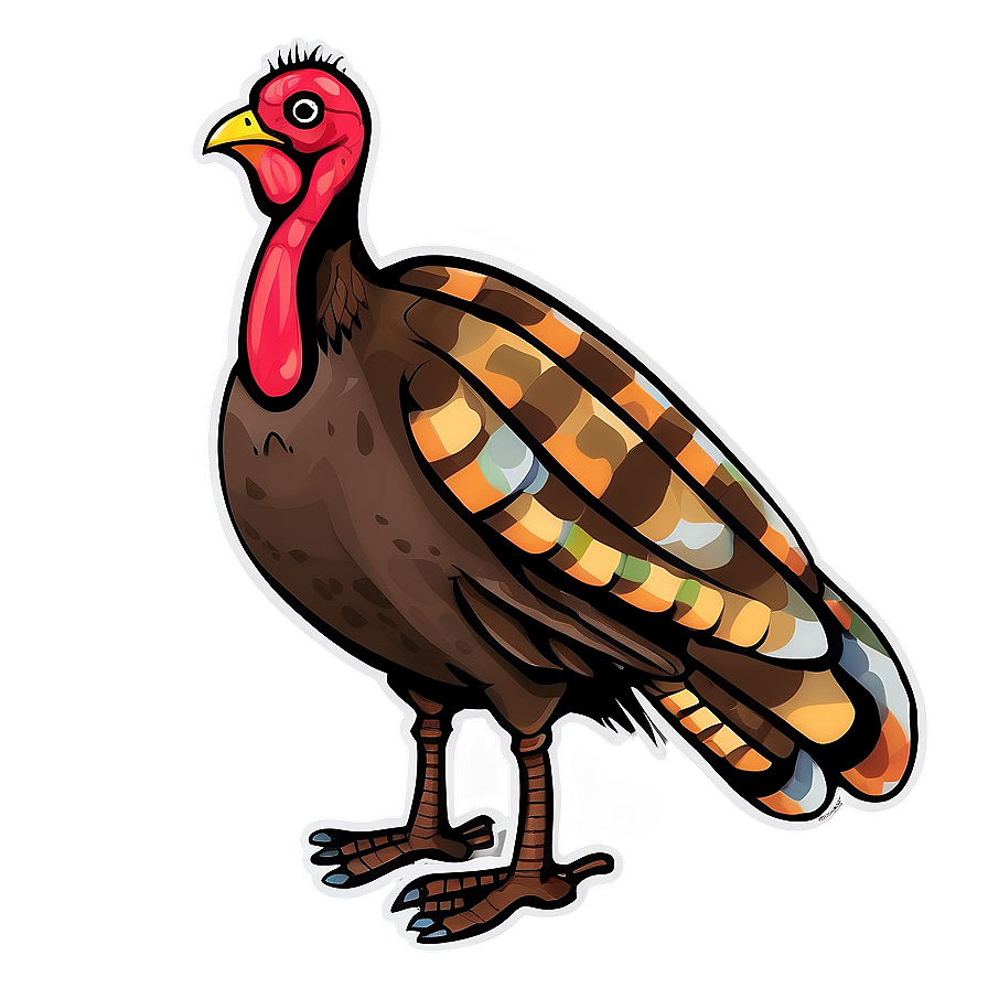 Hand Drawn Turkey Png 05032024 PNG