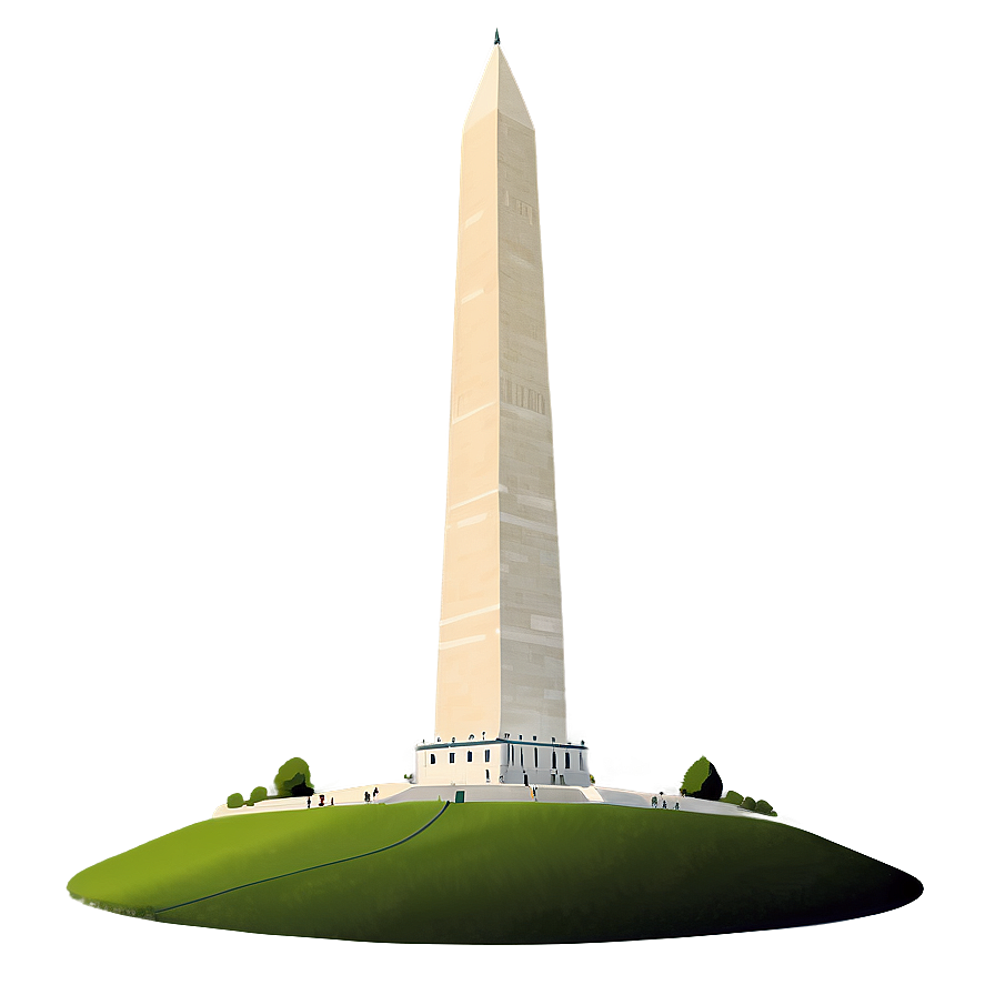 Hand Drawn Washington Monument Illustration Png Tty PNG