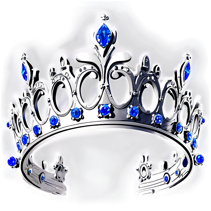 Hand-drawn White Crown Png Elw PNG