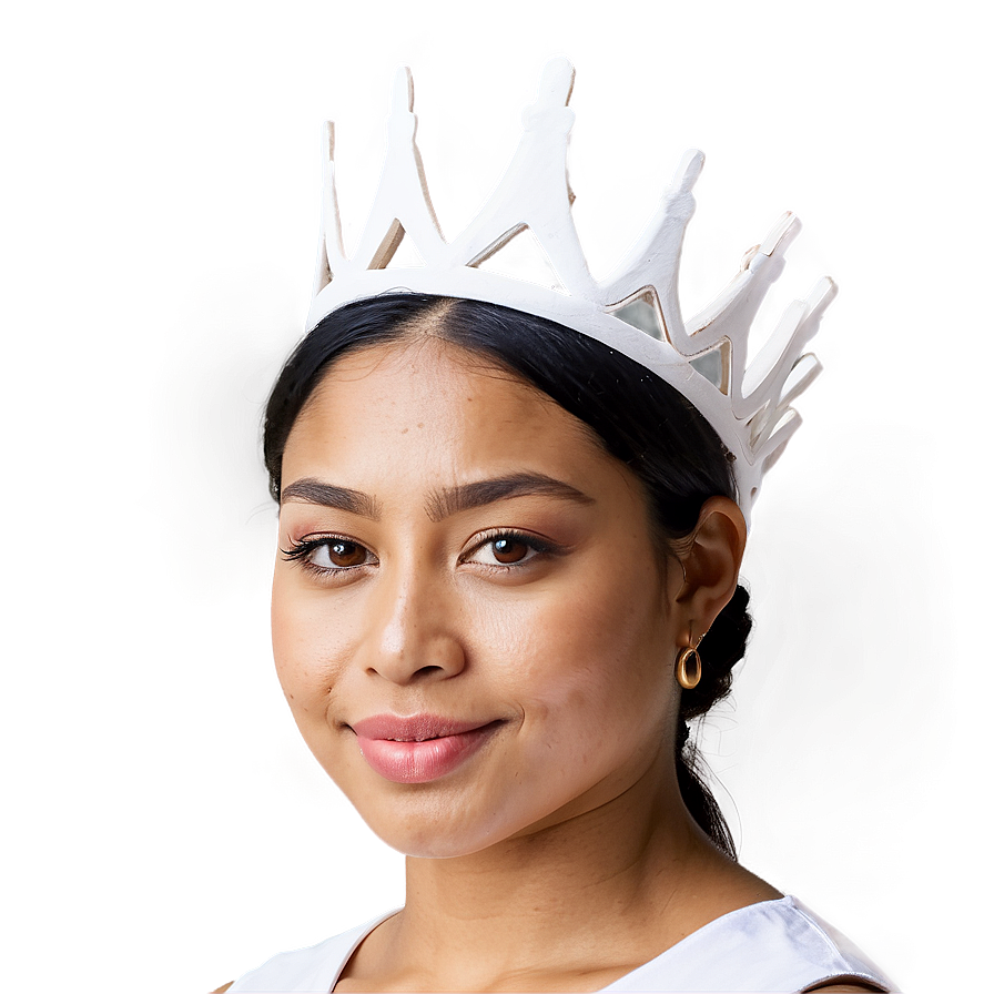 Hand-drawn White Crown Png Isx23 PNG