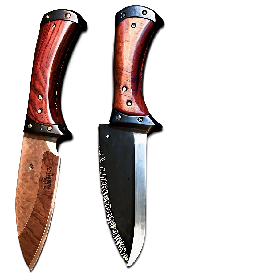 Hand Forged Butcher Knife Png 25 PNG