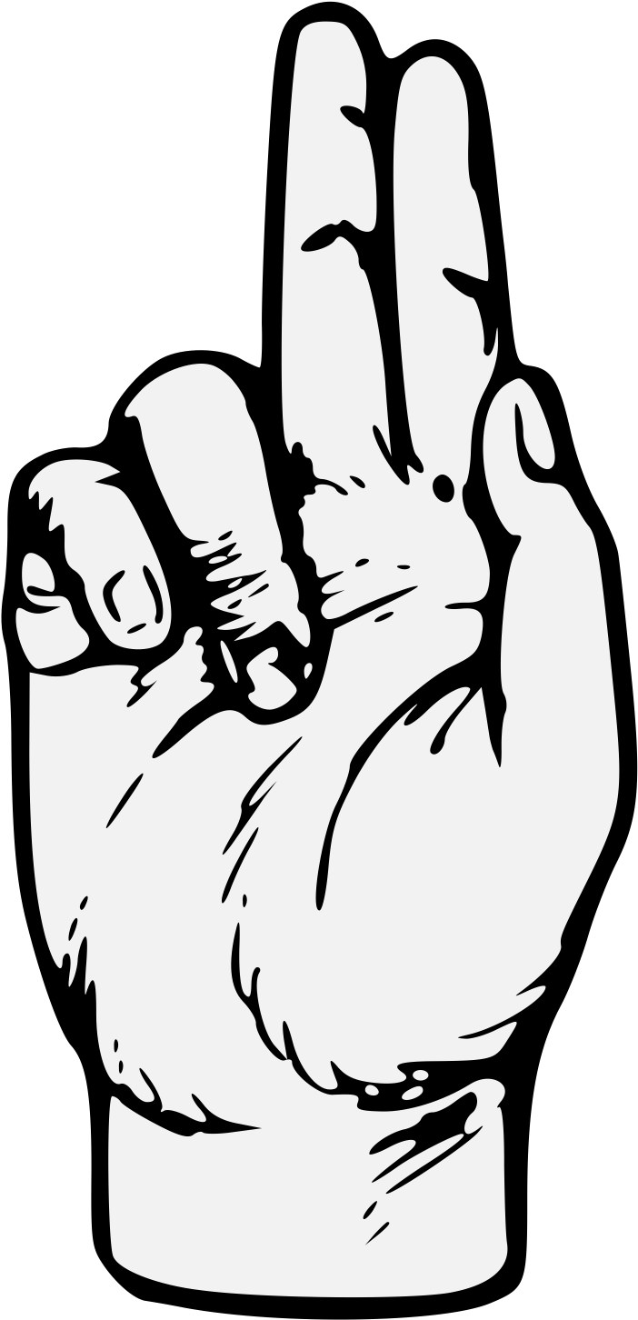 Hand Gesture Vulcan Salute Graphic PNG