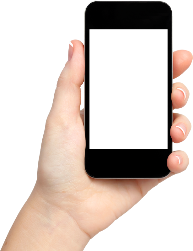 Hand Holding Blank Smartphone.png PNG