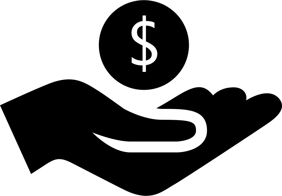 Hand Holding Dollar Sign Icon PNG
