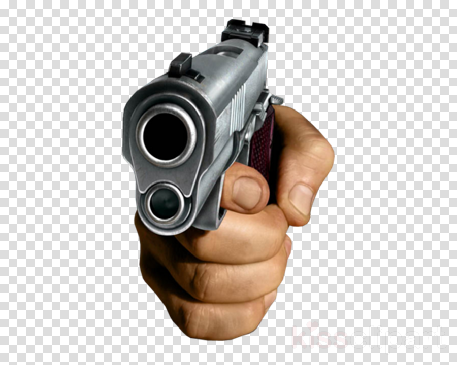 Hand Holding Gun Transparent Background PNG